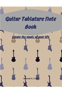 Guitar Tablature Note Book