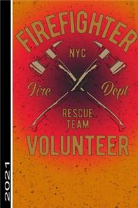 Firefigther Nyc Fire Dept Rescue Team Volunteer 2021