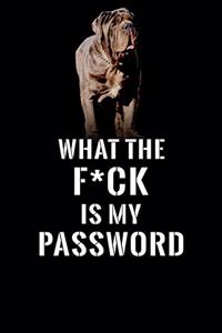 What The F*CK Is My Password, Neapolitan Mastiff