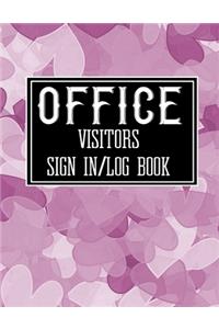 Office Visitors Sign in Log Book