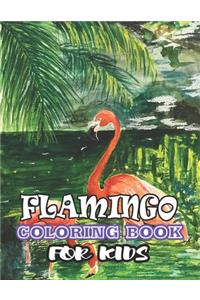 Flamingos Coloring Book