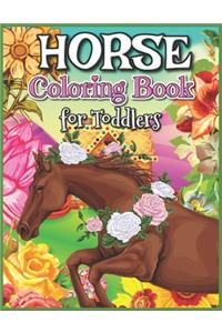 Horse Coloring Book for Toddlers