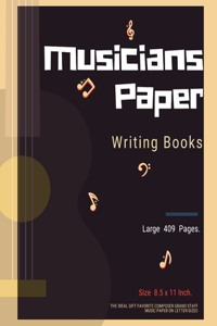 Musicians Paper Writing Books
