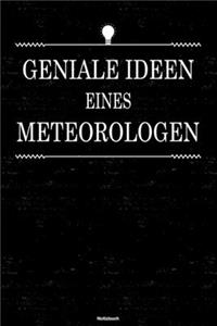 Geniale Ideen eines Meteorologen Notizbuch