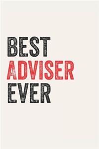 Best Adviser Ever Advisers Gifts Adviser Appreciation Gift, Coolest Adviser Notebook A beautiful