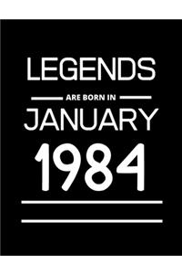 LEGENDS are born in January 1984