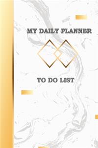 My Daily Planner To Do List