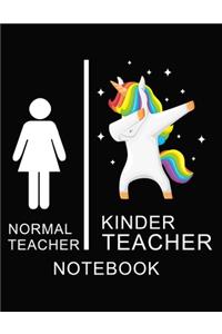 Normal Teacher kinder Teacher Notebook