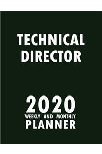 Technical Director 2020 Weekly and Monthly Planner