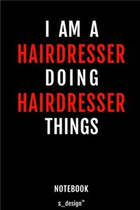 Notebook for Hairdressers / Hairdresser