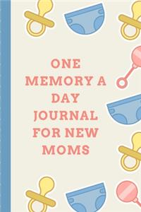 One Memory A Day Journal For New Moms