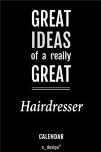 Calendar for Hairdressers / Hairdresser