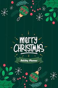 Merry Christmas Holiday Planner