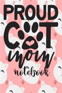 Proud cat Mom - Notebook