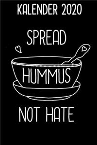 Kalender 2020 Spread Hummus not Hate