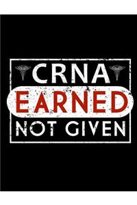 CRNA Earned Not Given