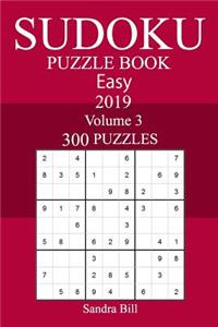 300 Easy Sudoku Puzzle Book 2019