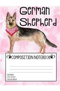 German Shepherd Composition Notebook