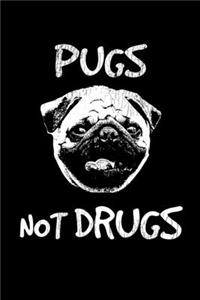 Pugs Not Drugs Notebook
