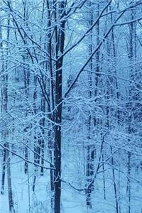 2019 Weekly Planner Winter Snowy Morning Blue Hour 134 Pages