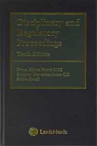 Disciplinary and Regulatory Proceedings