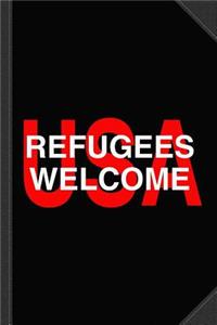 Syrian Refugees Welcome Journal Notebook