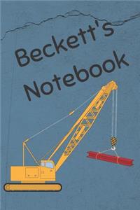 Beckett's Notebook