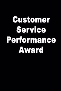 Customer Service Performance Award