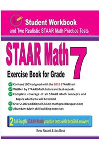 STAAR Math Exercise Book for Grade 7