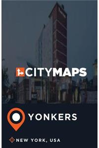 City Maps Yonkers New York, USA