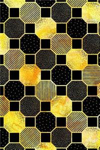 Bullet Journal Notebook Dotty Hexagon Pattern 6