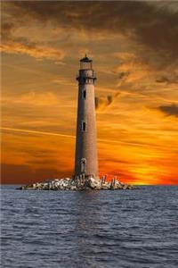 Dauphin Island Lighthouse at Sunset Journal