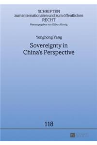 Sovereignty in China’s Perspective