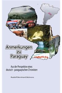 Anmerkungen zu Paraguay