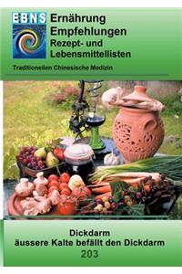 Ernährung - TCM - Dickdarm - äussere Kälte befällt den Dickdarm