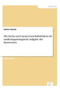 Suche nach neuen Geschäftsfeldern als marketingstrategische Aufgabe der Konversion