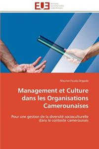 Management et culture dans les organisations camerounaises