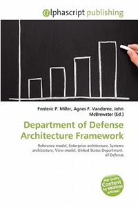Department of Defense Architecture Framework