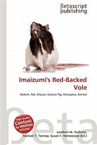 Imaizumi's Red-Backed Vole