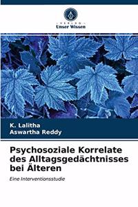 Psychosoziale Korrelate des Alltagsgedächtnisses bei Älteren