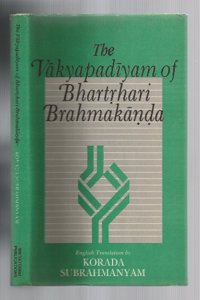 Vakyapadiyam of Bhartrhari Brahmakanda (Sri Garib Dass Oriental Series)