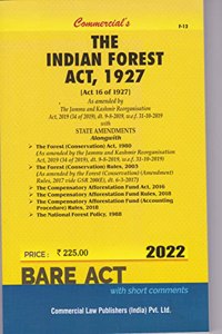 Commercial's The Indian Forest Act, 1927 - 2022/edition