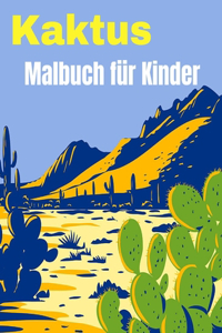 Kaktus Malbuch für Kinder
