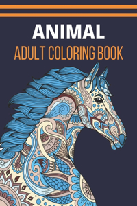 Animal Adult Coloring Book