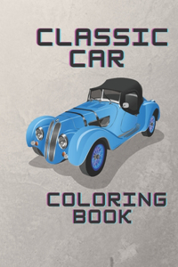 Classic Car Coloring Book