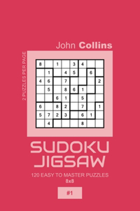 Sudoku Jigsaw - 120 Easy To Master Puzzles 8x8 - 1