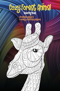 Cozy Forest Animal - Coloring Book - 100 Animals designs in a variety of intricate patterns
