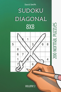 Sudoku 8x8 Diagonal - 200 Normal Puzzles vol.2