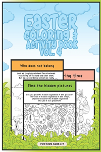 Easter coloring and activity book vol.4