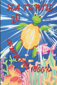 Sea Turtle Coloring Book